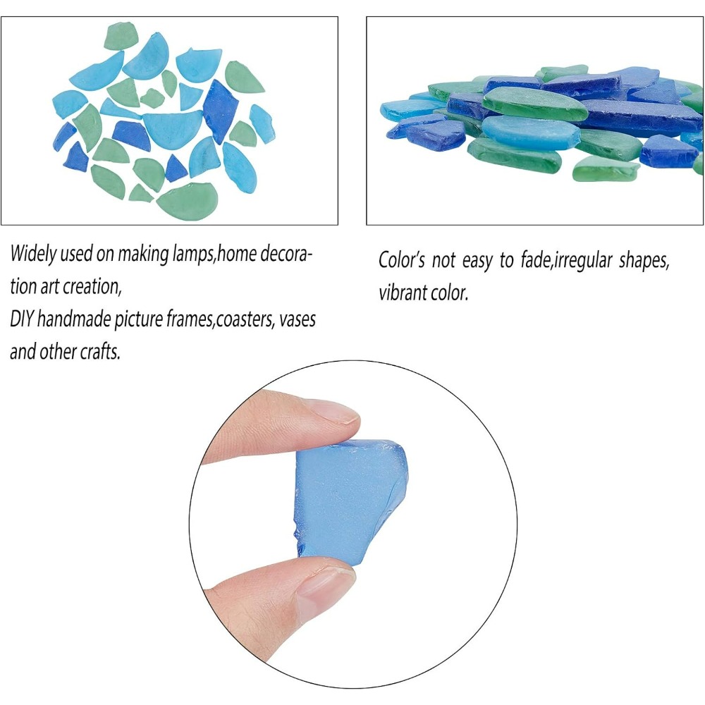 3 Colors Glass Cobalt Blue Aqu - Art Craft Kit recension och pris