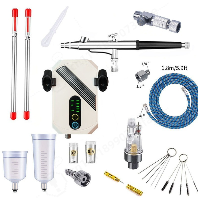 Mini Airbrush Compressor Kit,  - Art Craft Kit recension och pris