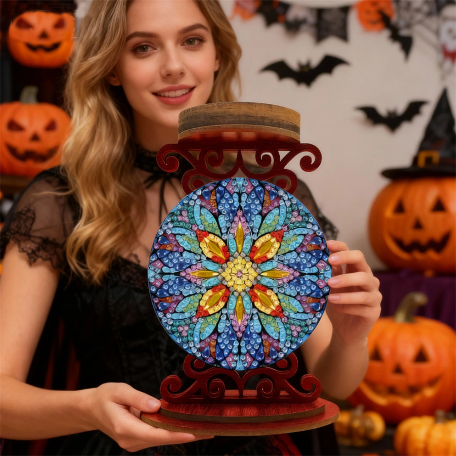 Flower candle holder Halloween - Art Craft Kit recension och pris