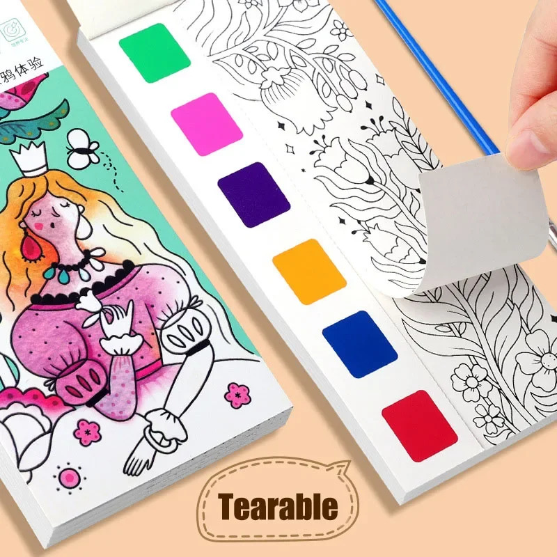 Portable Watercolor Book Set - - Gouache Paint Set recension och pris