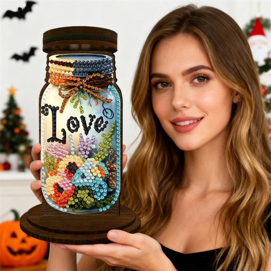 Love candle holder Halloween h - Art Craft Kit recension och pris