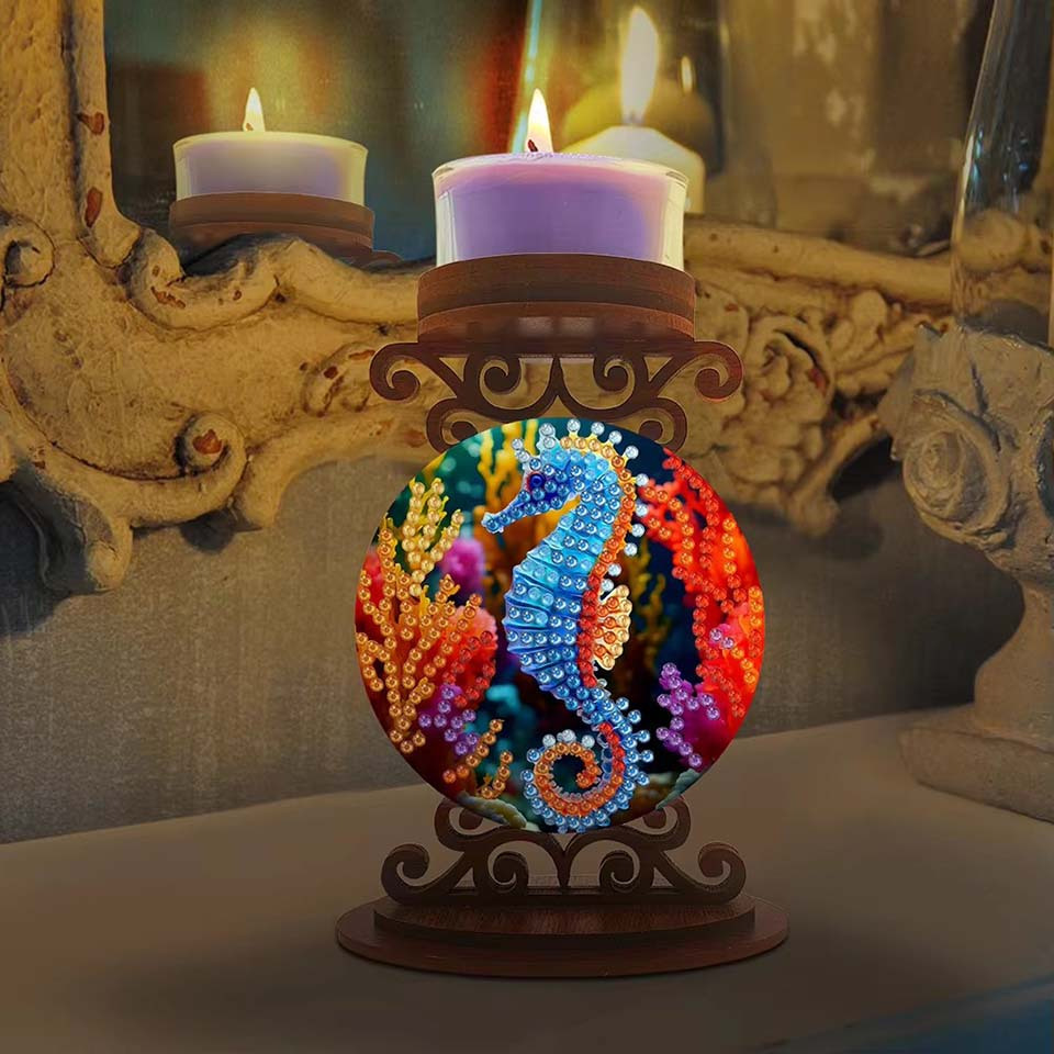Seahorse candle holder Hallowe - Art Craft Kit recension och pris