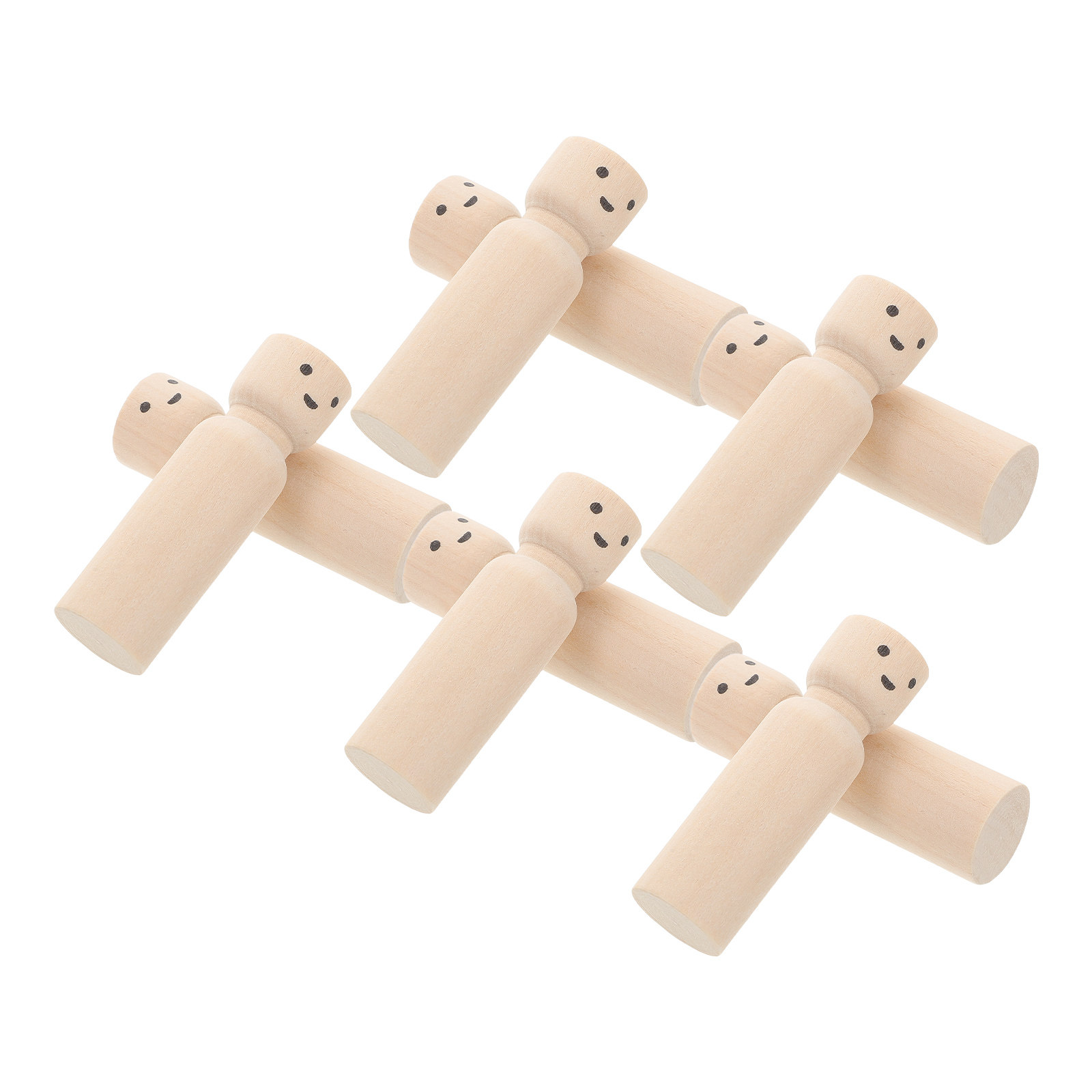 10Pcs Eco Friendly Natural Woo - Art And Craft For Nursery recension och pris