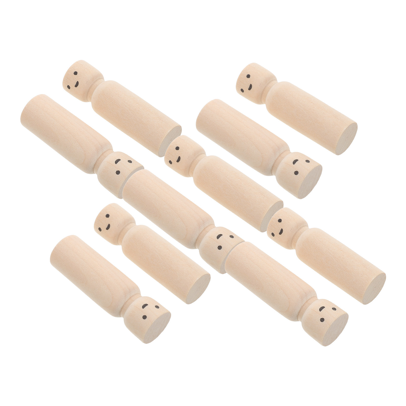 10Pcs Eco Friendly Natural Woo - Art And Craft For Nursery recension och pris