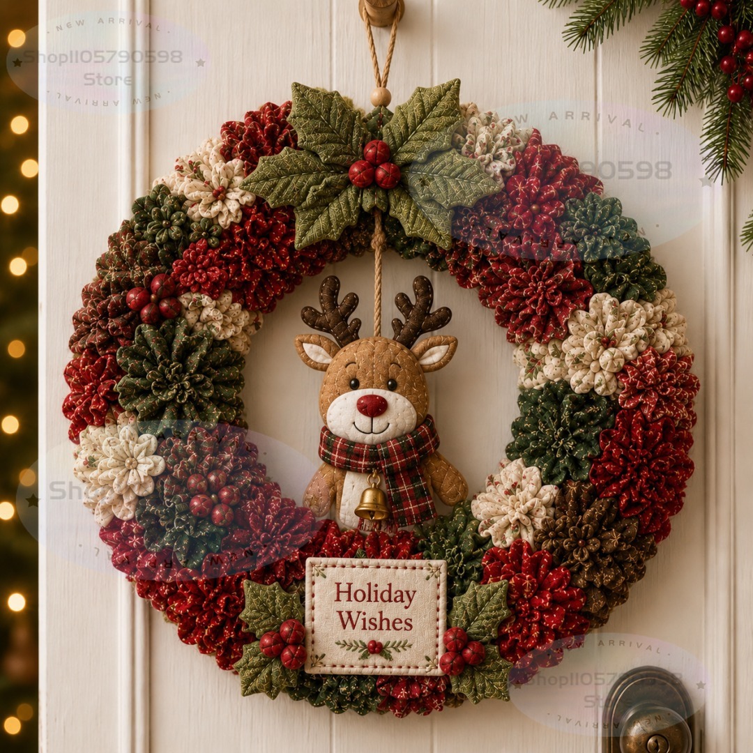 3D Fabric Poke Wreath DIY Kit, - Art Craft Kit recension och pris